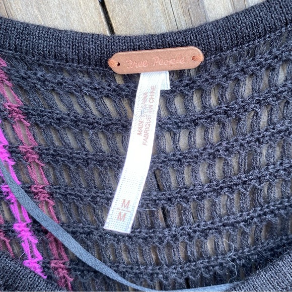 Free People Babes Only Striped Round Neck Knit Top - Picture 7 of 11